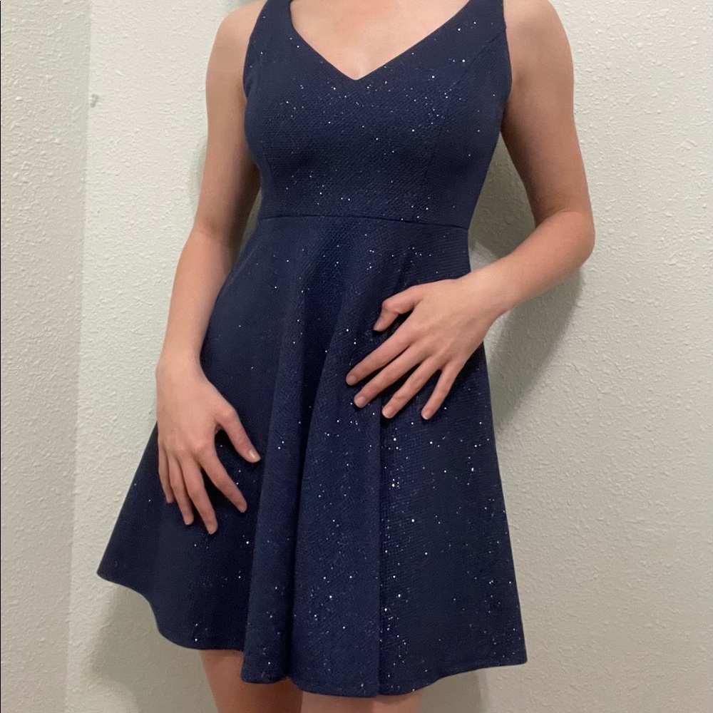 nordstrom blue mini dress